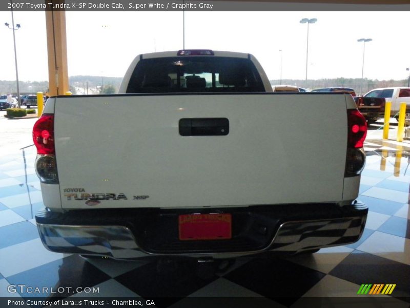 Super White / Graphite Gray 2007 Toyota Tundra X-SP Double Cab