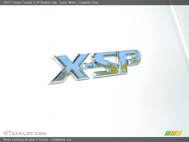 Super White / Graphite Gray 2007 Toyota Tundra X-SP Double Cab