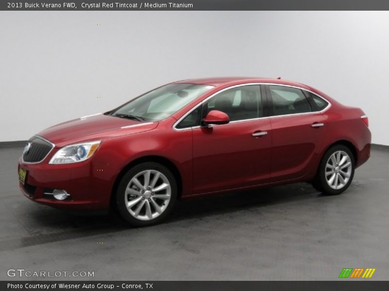 Crystal Red Tintcoat / Medium Titanium 2013 Buick Verano FWD
