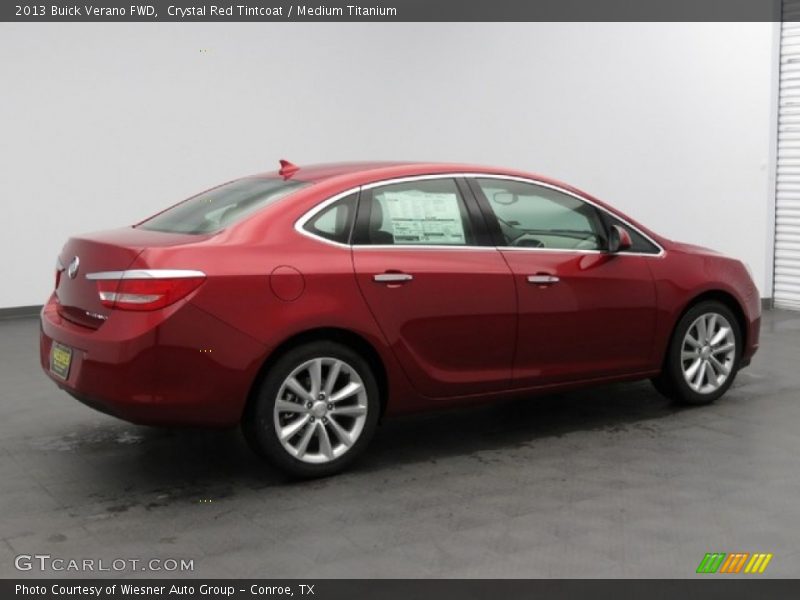 Crystal Red Tintcoat / Medium Titanium 2013 Buick Verano FWD