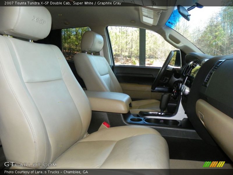 Super White / Graphite Gray 2007 Toyota Tundra X-SP Double Cab