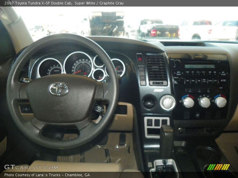 Super White / Graphite Gray 2007 Toyota Tundra X-SP Double Cab
