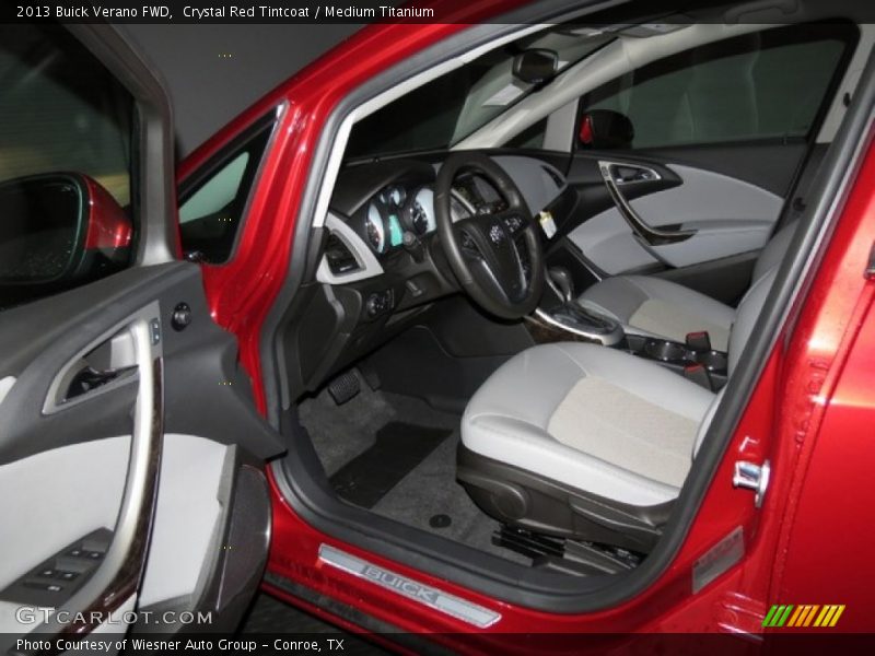 Crystal Red Tintcoat / Medium Titanium 2013 Buick Verano FWD