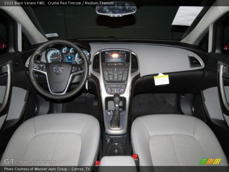 Crystal Red Tintcoat / Medium Titanium 2013 Buick Verano FWD