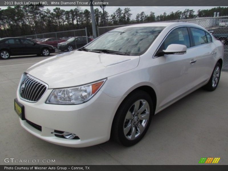 White Diamond Tricoat / Cashmere 2013 Buick LaCrosse FWD