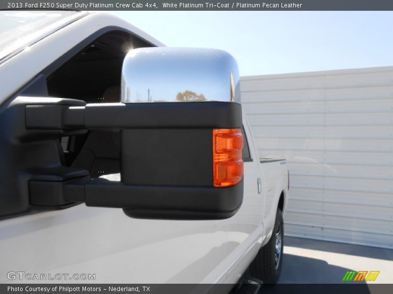 White Platinum Tri-Coat / Platinum Pecan Leather 2013 Ford F250 Super Duty Platinum Crew Cab 4x4