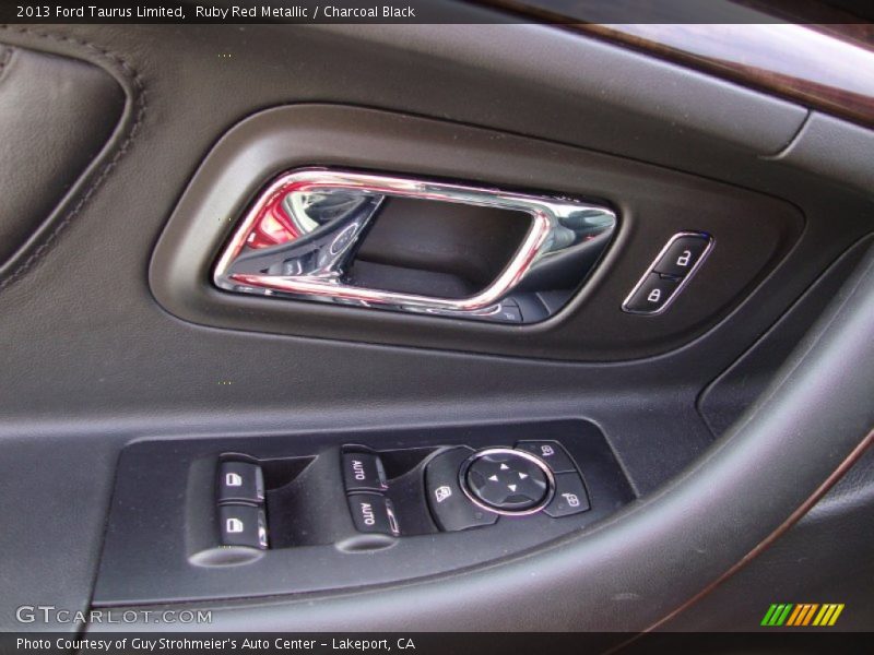 Ruby Red Metallic / Charcoal Black 2013 Ford Taurus Limited
