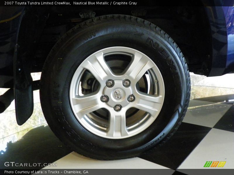 Nautical Blue Metallic / Graphite Gray 2007 Toyota Tundra Limited CrewMax