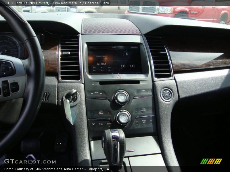 Ruby Red Metallic / Charcoal Black 2013 Ford Taurus Limited