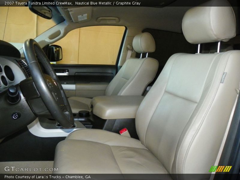 Nautical Blue Metallic / Graphite Gray 2007 Toyota Tundra Limited CrewMax