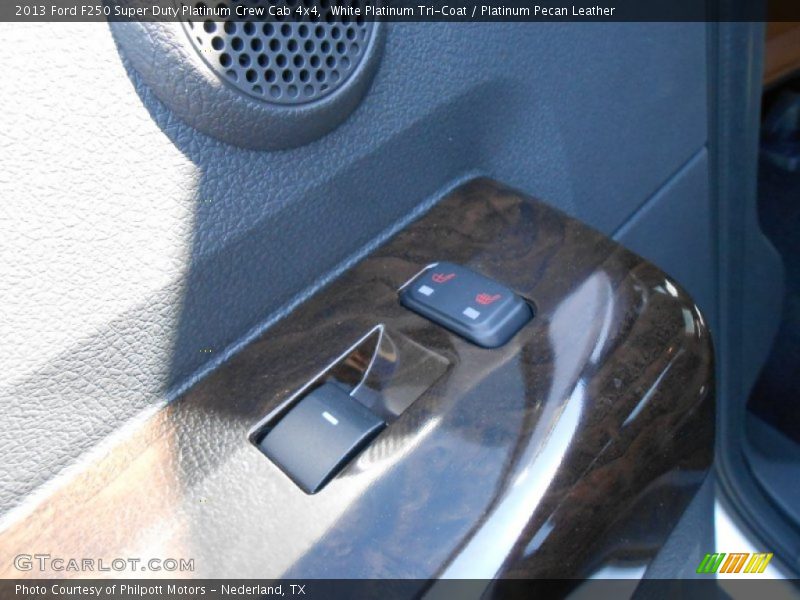 White Platinum Tri-Coat / Platinum Pecan Leather 2013 Ford F250 Super Duty Platinum Crew Cab 4x4