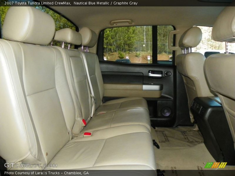 Nautical Blue Metallic / Graphite Gray 2007 Toyota Tundra Limited CrewMax