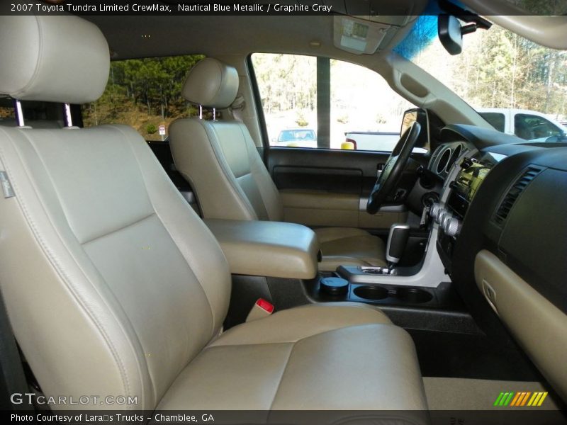 Nautical Blue Metallic / Graphite Gray 2007 Toyota Tundra Limited CrewMax