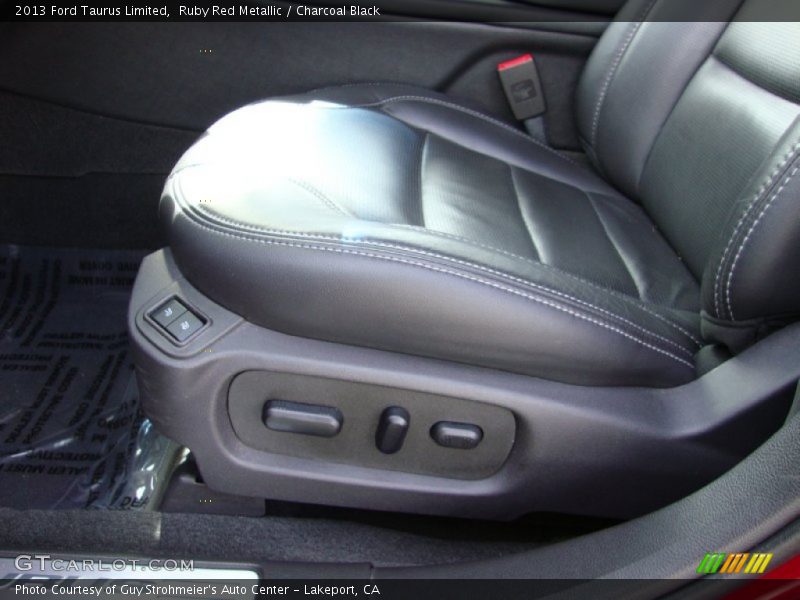 Ruby Red Metallic / Charcoal Black 2013 Ford Taurus Limited