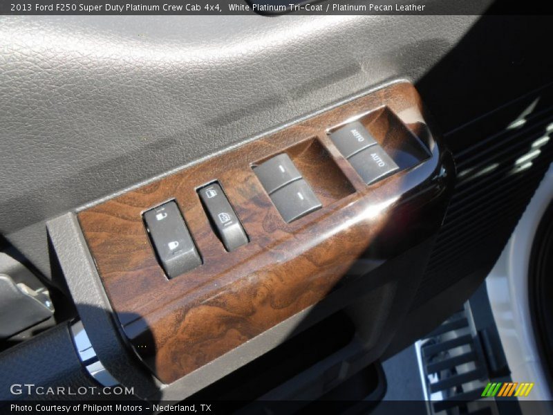 White Platinum Tri-Coat / Platinum Pecan Leather 2013 Ford F250 Super Duty Platinum Crew Cab 4x4