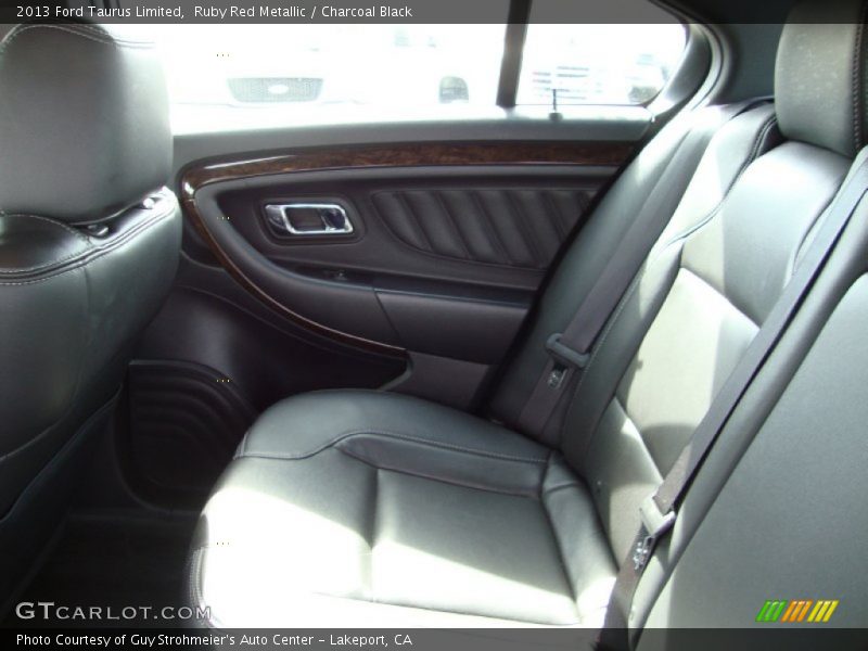 Ruby Red Metallic / Charcoal Black 2013 Ford Taurus Limited