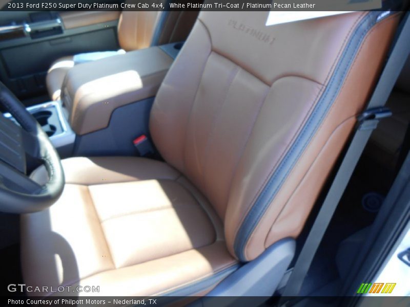 Front Seat of 2013 F250 Super Duty Platinum Crew Cab 4x4