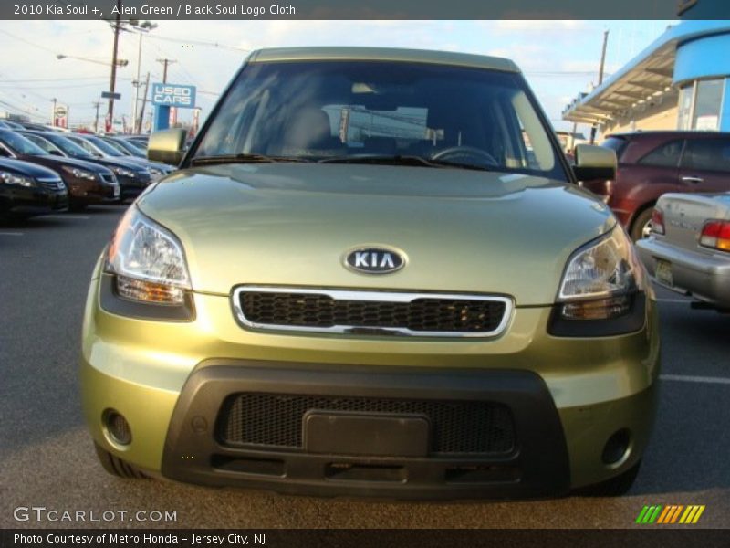 Alien Green / Black Soul Logo Cloth 2010 Kia Soul +