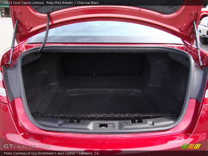 Ruby Red Metallic / Charcoal Black 2013 Ford Taurus Limited