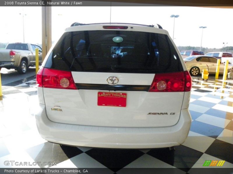 Natural White / Fawn 2008 Toyota Sienna CE