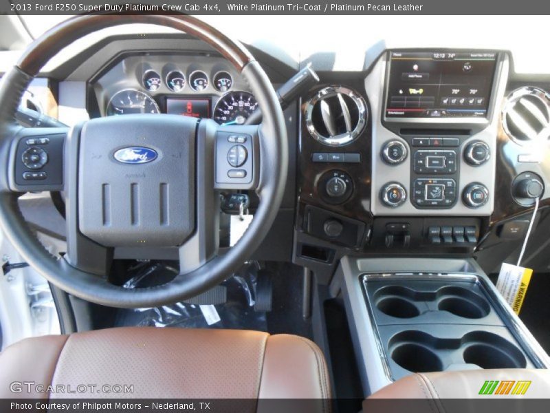 Dashboard of 2013 F250 Super Duty Platinum Crew Cab 4x4