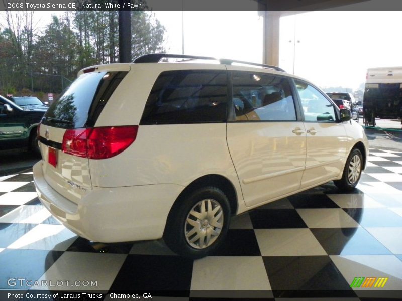 Natural White / Fawn 2008 Toyota Sienna CE