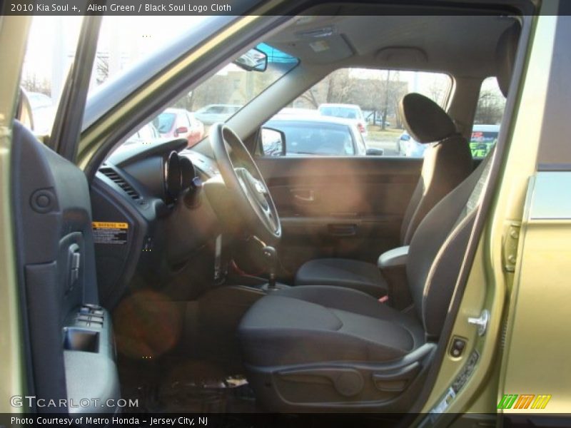 Alien Green / Black Soul Logo Cloth 2010 Kia Soul +