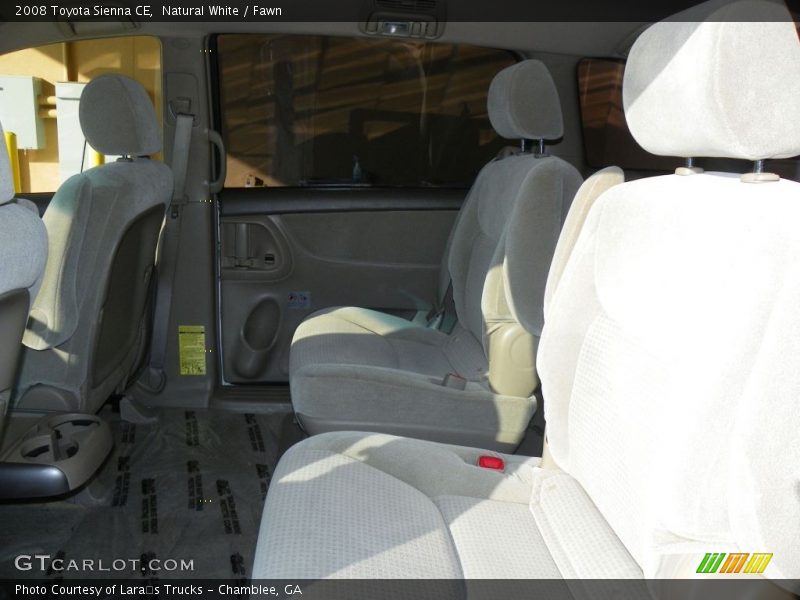 Natural White / Fawn 2008 Toyota Sienna CE