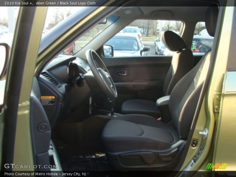 Alien Green / Black Soul Logo Cloth 2010 Kia Soul +