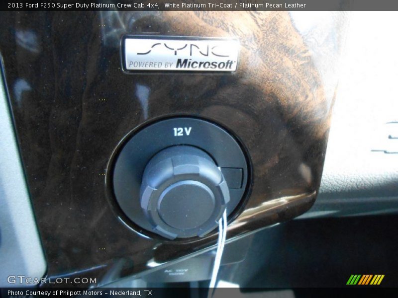 White Platinum Tri-Coat / Platinum Pecan Leather 2013 Ford F250 Super Duty Platinum Crew Cab 4x4