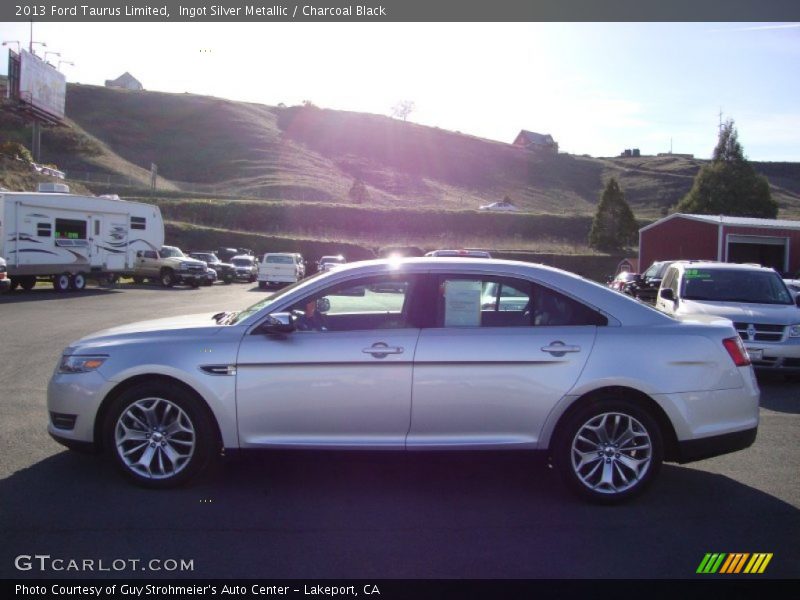 Ingot Silver Metallic / Charcoal Black 2013 Ford Taurus Limited