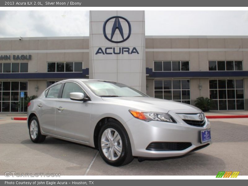 Silver Moon / Ebony 2013 Acura ILX 2.0L