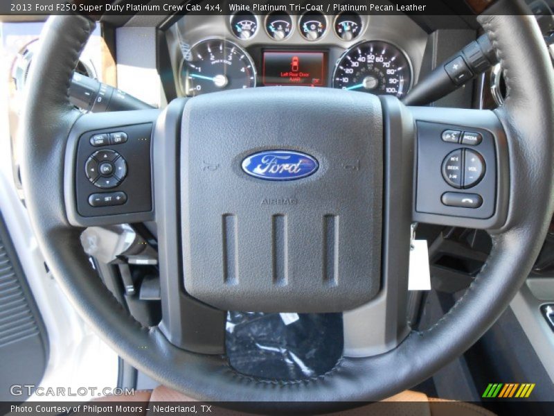  2013 F250 Super Duty Platinum Crew Cab 4x4 Steering Wheel
