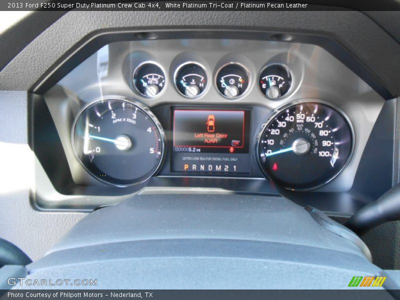  2013 F250 Super Duty Platinum Crew Cab 4x4 Platinum Crew Cab 4x4 Gauges