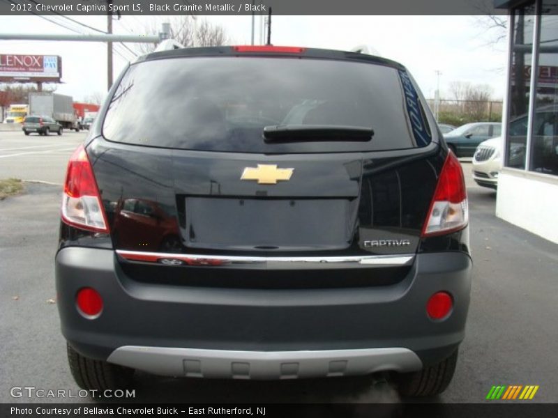 Black Granite Metallic / Black 2012 Chevrolet Captiva Sport LS