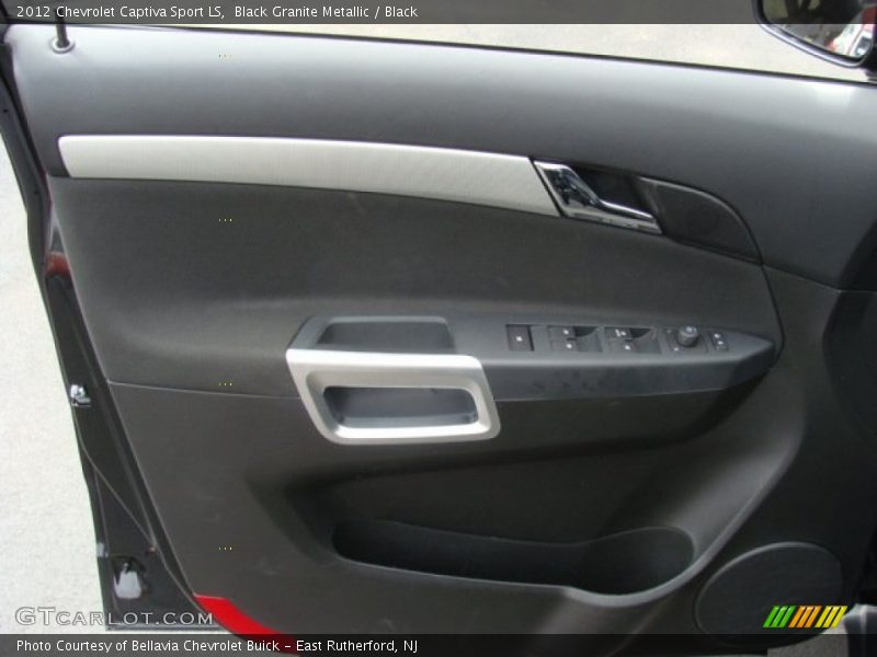 Black Granite Metallic / Black 2012 Chevrolet Captiva Sport LS
