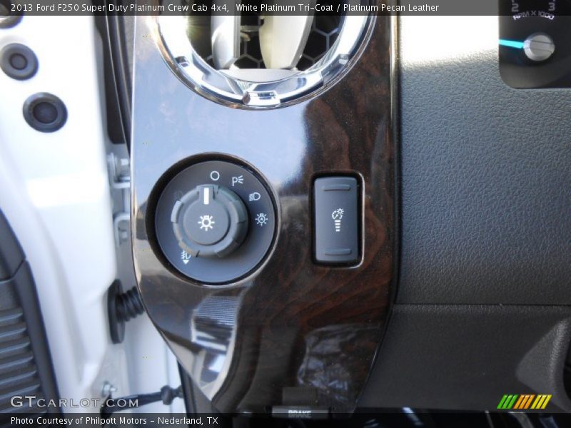 White Platinum Tri-Coat / Platinum Pecan Leather 2013 Ford F250 Super Duty Platinum Crew Cab 4x4