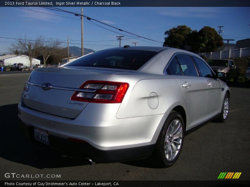 Ingot Silver Metallic / Charcoal Black 2013 Ford Taurus Limited