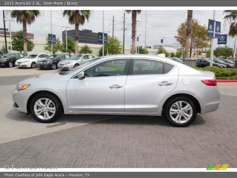 Silver Moon / Ebony 2013 Acura ILX 2.0L