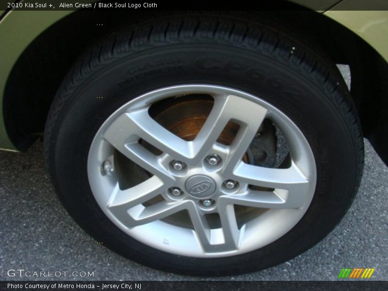 Alien Green / Black Soul Logo Cloth 2010 Kia Soul +