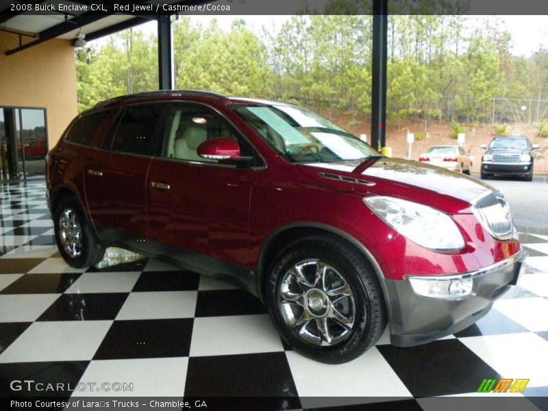 Red Jewel / Cashmere/Cocoa 2008 Buick Enclave CXL