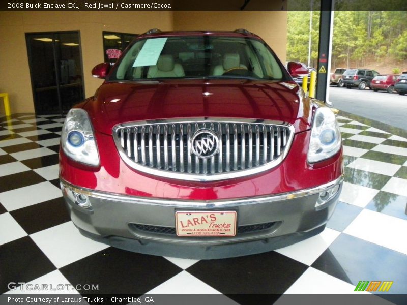 Red Jewel / Cashmere/Cocoa 2008 Buick Enclave CXL