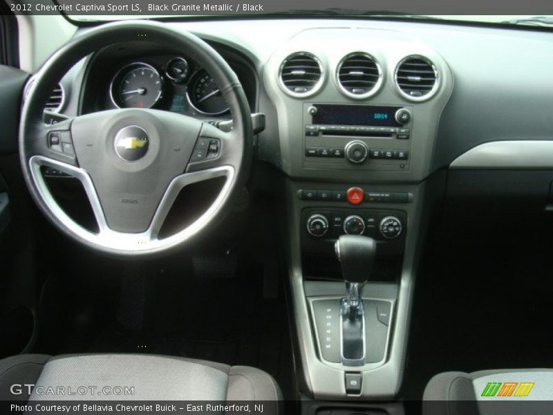 Black Granite Metallic / Black 2012 Chevrolet Captiva Sport LS