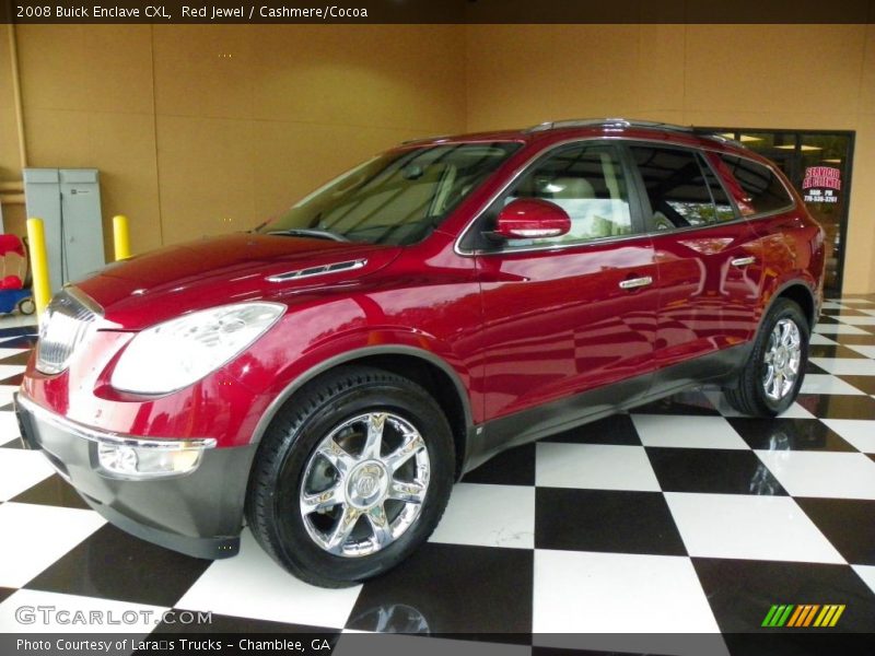Red Jewel / Cashmere/Cocoa 2008 Buick Enclave CXL