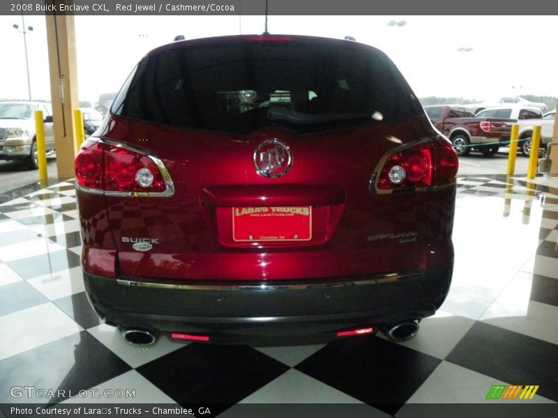 Red Jewel / Cashmere/Cocoa 2008 Buick Enclave CXL