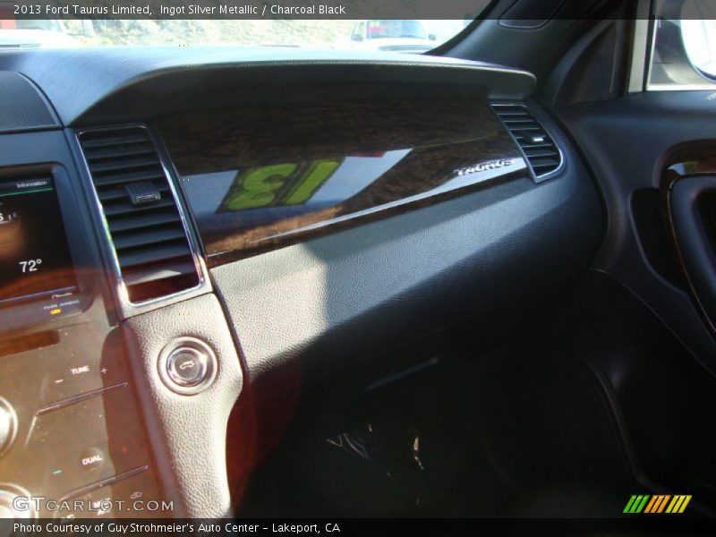 Ingot Silver Metallic / Charcoal Black 2013 Ford Taurus Limited