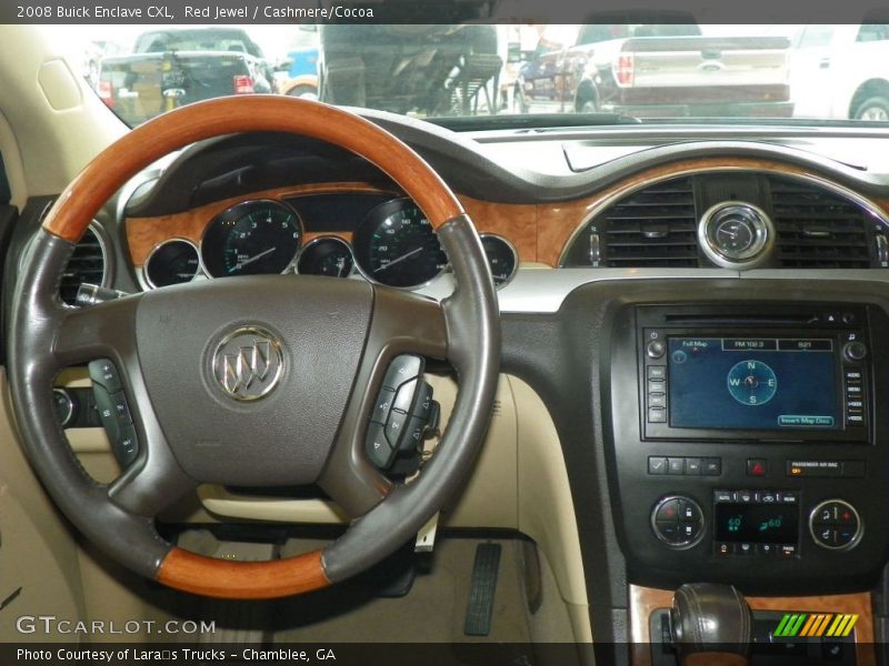 Red Jewel / Cashmere/Cocoa 2008 Buick Enclave CXL