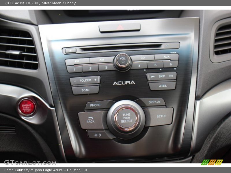 Silver Moon / Ebony 2013 Acura ILX 2.0L