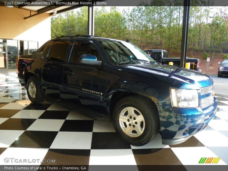 Bermuda Blue Metallic / Ebony 2007 Chevrolet Avalanche LT