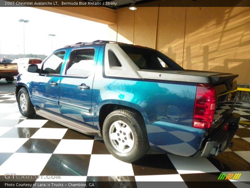 Bermuda Blue Metallic / Ebony 2007 Chevrolet Avalanche LT